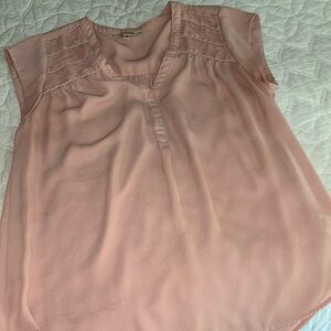 Blush pink blouse